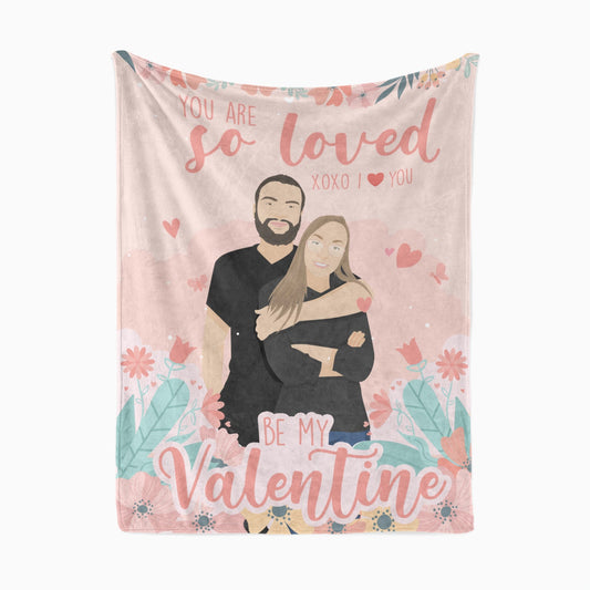Buy Personalized Blanket Valentines Gift