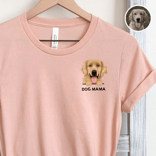buy Custom womens Pet T-shirt dog mama