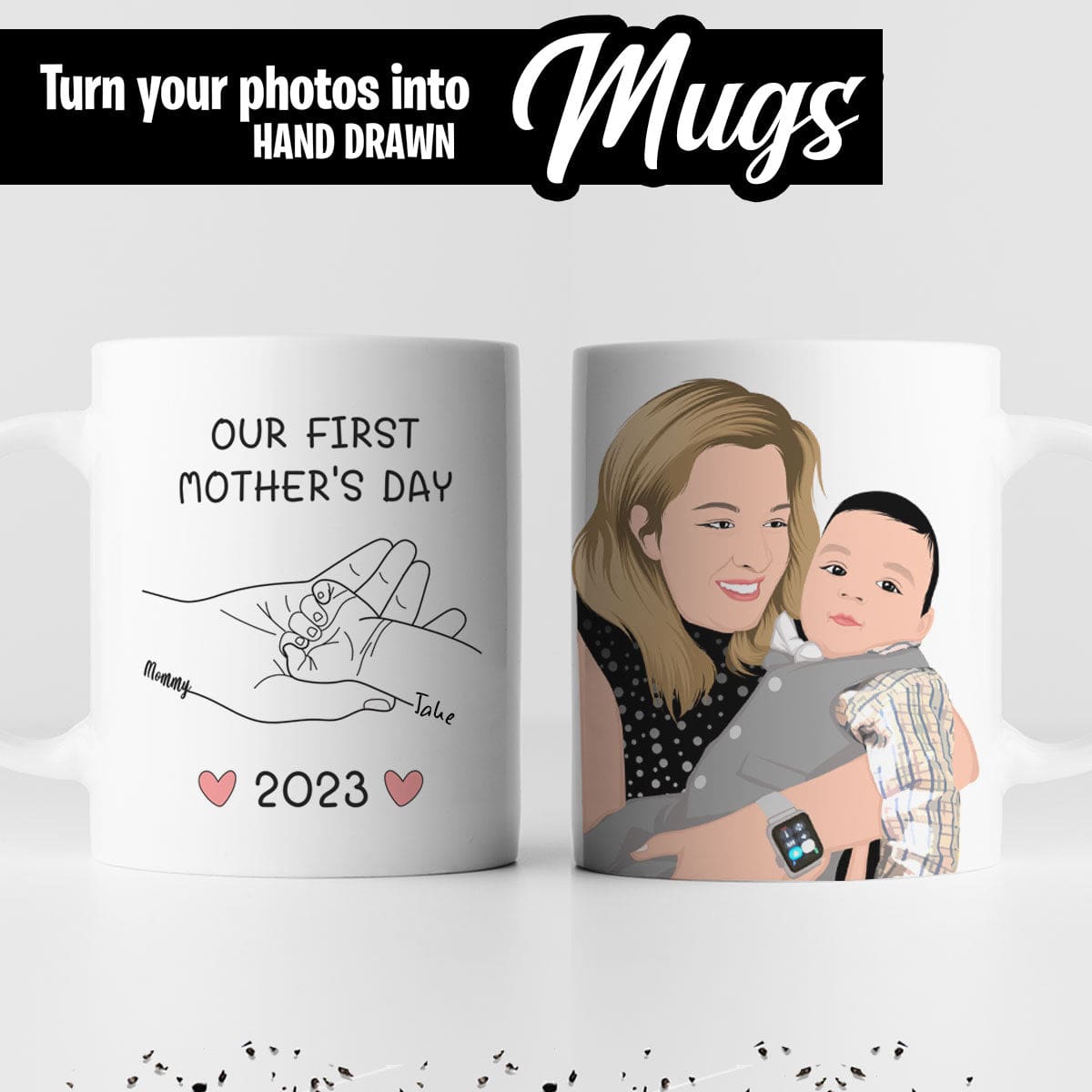 Gift a custom coffee mug for mothers day 